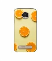 Amazon Brand - Solimo Designer Orange Texture 3D Printed Hard Back Case Mobile Cover for Motorola Moto Z Play