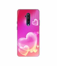 Amazon Brand - Solimo Designer Heart Abstract 3D Printed Hard Back Case Mobile Cover for OnePlus 7T Pro