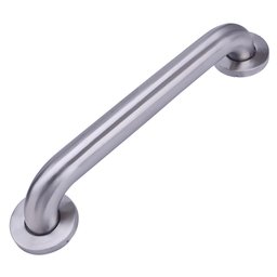 AmazonBasics Bathroom Handicap Safety Grab Bar, 12 Inch Length, 1.5 Inch Diameter