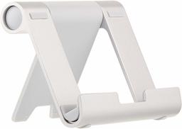 AmazonBasics Multi-Angle Portable Stand for Tablets, E-readers and Phones - Silver