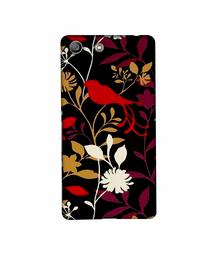 Amazon Brand - Solimo Designer Flower Bunch Pain On Cloth 3D Printed Hard Back Case Mobile Cover for Sony Xperia M5 Dual