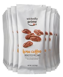 Wickedly Prime Roasted Pecans, Kona Coffee, Snack Pack, 1.5 Ounce (Pack of 15)