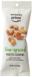 Wickedly Prime Roasted Cashews, Thai-Spiced, 1.5 Ounce (Pack of 15)