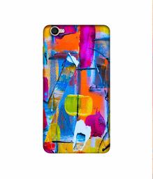 Amazon Brand - Solimo Designer Multicolor Box Texture 3D Printed Hard Back Case Mobile Cover for Vivo Y55L