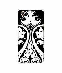 Amazon Brand - Solimo Designer S Shape Rangoli 3D Printed Hard Back Case Mobile Cover for Oppo A37