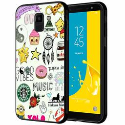 Amazon Brand - Solimo Designer Music Printed Hard Back Case Mobile Cover for Samsung Galaxy J6 2018 / Samsung Galaxy On6 (D1276)