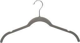 AmazonBasics Velvet Shirt Dress Clothes Hangers, 30-Pack, Gray (Renewed)