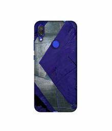 Amazon Brand - Solimo Designer Purple and Gray Texture 3D Printed Hard Back Case Mobile Cover for Xiaomi Redmi Note 7 Pro