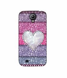 Amazon Brand - Solimo Designer Stone Heart 3D Printed Hard Back Case Mobile Cover for Samsung Galaxy S4 GT i9500