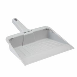 AmazonCommercial Heavy-Duty 12-inch Dustpan, Grey - 4-pack