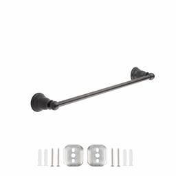 AmazonBasics Classic Towel Bar Rack - 18-Inch, Oil Rubbed Bronze