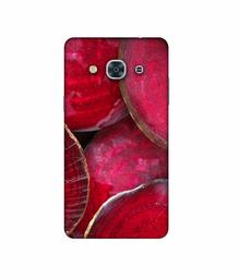 Amazon Brand - Solimo Designer Red Texture 3D Printed Hard Back Case Mobile Cover for Samsung Galaxy J3 Pro