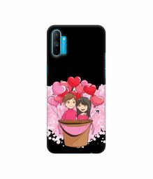 Amazon Brand - Solimo Designer Boy and Girl 3D Printed Hard Back Case Mobile Cover for Realme C3