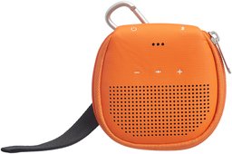 AmazonBasics Speaker Cover with Kickstand (for Bose SoundLink Micro Bluetooth Speaker) - Orange