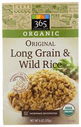 365 Everyday Value, Organic Long Grain & Wild Rice, Original, 6 oz