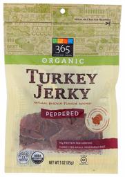 365 EVERYDAY VALUE Organic Peppered Turkey Jerky, 3 OZ