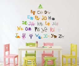 Amazon Brand - Solimo Wall Sticker for Kid's Room (Play & Learn, Ideal Size on Wall - 140 cm x 100 cm)