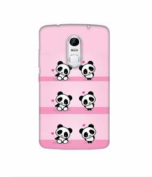 Amazon Brand - Solimo Designer Panda Pattern 3D Printed Hard Back Case Mobile Cover for Lenovo Vibe X3