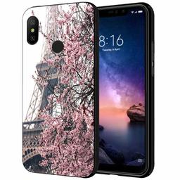 Amazon Brand - Solimo Designer Eiffle Tower Printed Hard Back Case Mobile Cover for Xiaomi Redmi Note 6 pro (D1214)