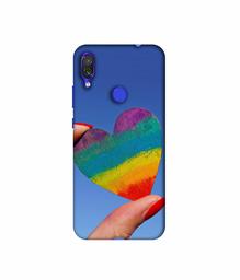 Amazon Brand - Solimo Designer Heart 3D Printed Hard Back Case Mobile Cover for Xiaomi Redmi Note 7 Pro