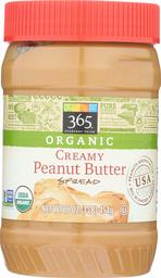 365 Everyday Value, Organic Creamy Peanut Butter, 16 oz