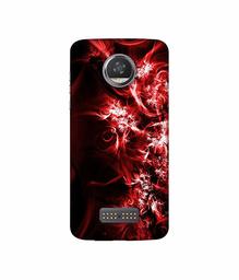 Amazon Brand - Solimo Designer Reddish Pattern 3D Printed Hard Back Case Mobile Cover for Moto Z2 Play