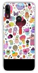 Amazon Brand - Solimo Designer Multicolor Panda Pattern Printed Soft Back Case Mobile Cover for Motorola Moto E6s / Motorola Moto E6 Plus