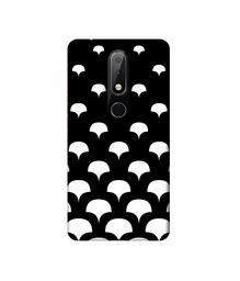 Amazon Brand - Solimo Designer White Texture 3D Printed Hard Back Case Mobile Cover for Nokia 6.1 Plus