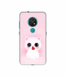 Amazon Brand - Solimo Designer Kitty UV Printed Soft Back Case Mobile Cover for Nokia 7.2