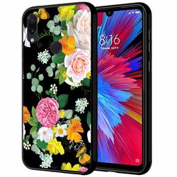 Amazon Brand - Solimo Designer Floral Printed Hard Back Case Mobile Cover for Redmi Note 7 Pro & Redmi Note 7