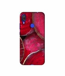 Amazon Brand - Solimo Designer Red Texture 3D Printed Hard Back Case Mobile Cover for Xiaomi Redmi Note 7 Pro