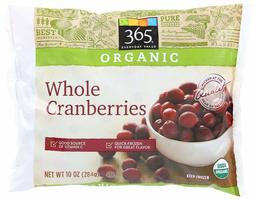 365 Everyday Value, Organic Whole Cranberries, 10 oz (Frozen)