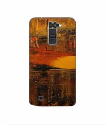 Amazon Brand - Solimo Designer Brown Shade Mashup 3D Printed Hard Back Case Mobile Cover for LG K7