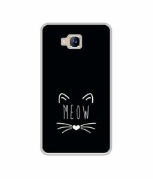 Amazon Brand - Solimo Designer Meow UV Printed Soft Back Case Mobile Cover for Lyf Wind 2