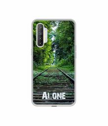 Amazon Brand - Solimo Designer Alone UV Printed Soft Back Case Mobile Cover for Realme XT