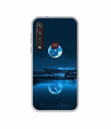 Amazon Brand - Solimo Designer Moon Pattern Print UV Printed Soft Back Case Mobile Cover for Motorola Moto G8 Plus