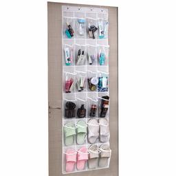 Umi. by Amazon - 24 Pockets Door Hanging Shoe Cabinet Organiser Shoe Storage Organiser Multifunctional Storage Bag