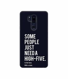 Amazon Brand - Solimo Designer High-Five 3D Printed Hard Back Case Mobile Cover for LG G7 ThinQ