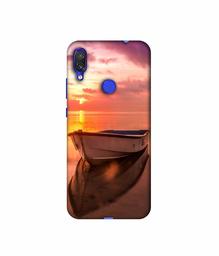 Amazon Brand - Solimo Designer Boat 3D Printed Hard Back Case Mobile Cover for Xiaomi Redmi Note 7 Pro