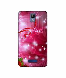 Amazon Brand - Solimo Designer Love UV Printed Soft Back Case Mobile Cover for Gionee P7 Max