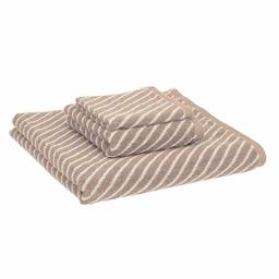 AmazonBasics Reversible Diagonal Stripe Jacquard 3-Piece Towel Set