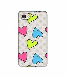 Amazon Brand - Solimo Designer Multicolor Heart 3D Printed Hard Back Case Mobile Cover for Xiaomi Redmi Y1 Lite