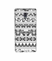 Amazon Brand - Solimo Designer Black Multi Patterns 3D Printed Hard Back Case Mobile Cover for Xiaomi Redmi 1S