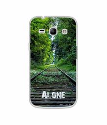 Amazon Brand - Solimo Designer Alone UV Printed Soft Back Case Mobile Cover for Samsung Galaxy J1