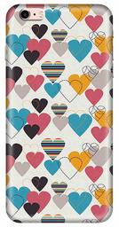 Amazon Brand - Solimo Designer Heart Pattern Design 3D Printed Hard Back Case Mobile Cover for Apple iPhone 6s Plus