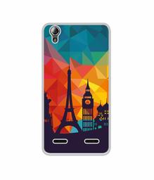 Amazon Brand - Solimo Designer Colored Paris UV Printed Soft Back Case Mobile Cover for Lenovo A6000