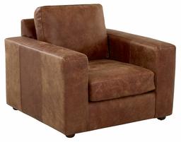 Amazon Brand – Stone & Beam Abigail Leather Living Room Chair, 40