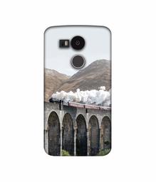 Amazon Brand - Solimo Designer Steam Train 3D Printed Hard Back Case Mobile Cover for LG Nexus 5X