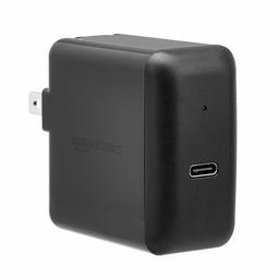 AmazonBasics 30W One-Port Power Delivery 3.0 Type-C Wall Charger, US/Black