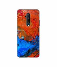 Amazon Brand - Solimo Designer Wax Color On Canvas 3D Printed Hard Back Case Mobile Cover for OnePlus 7T Pro